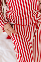 Load image into Gallery viewer, Red Stripes | GIRLS WIDE-LEG SET