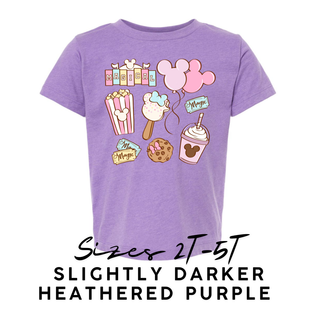 MAGICAL SNACKS | LILAC ADULT TEE