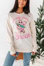 Load image into Gallery viewer, LOOKIN’ LIKE A SNACK | Adult Long Sleeve Tee