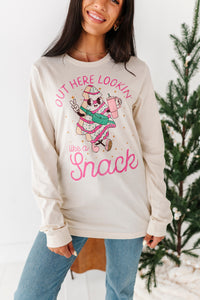 LOOKIN’ LIKE A SNACK | Adult Long Sleeve Tee