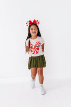 Load image into Gallery viewer, Red Peppermint Mouse | KIDS CREAM TEE