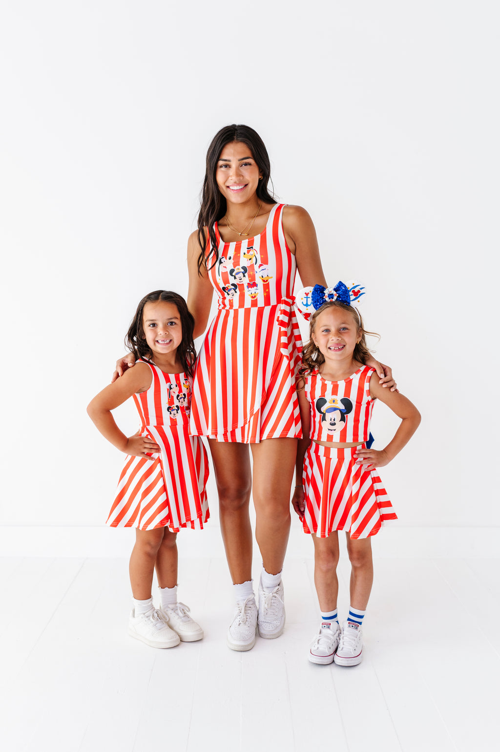 Mickey RED Stripes | 2-Piece Activewear SET