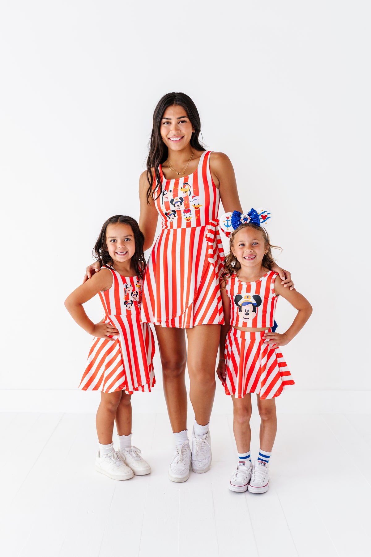 Mickey RED Stripes | 2-Piece Activewear SET