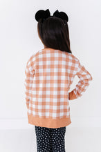 Load image into Gallery viewer, Pretzel Ghostie (PLAID) | SIDE SPLIT SWEATSHIRT