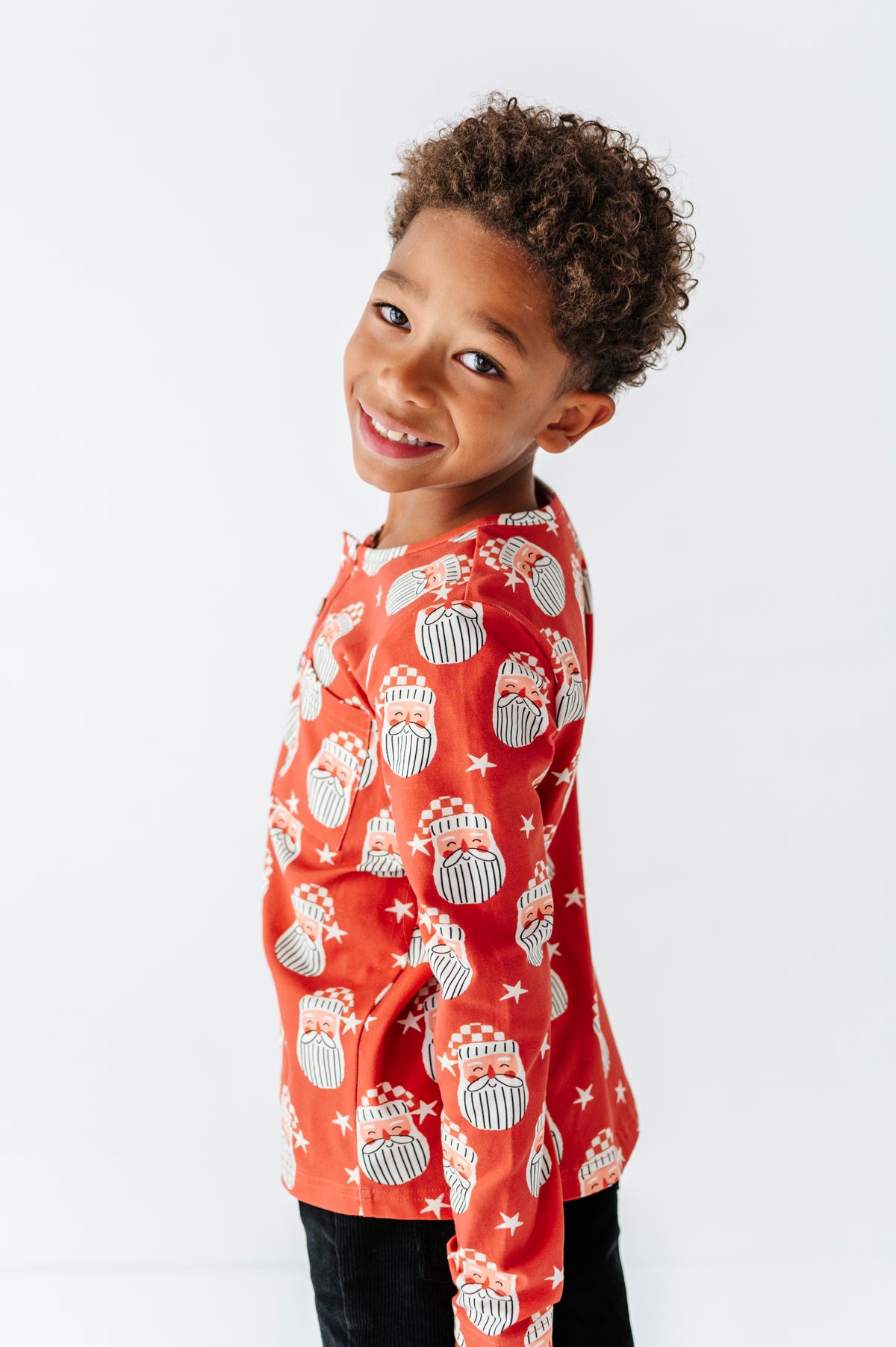 Retro St. Nick | Button Henley