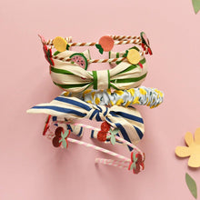 Load image into Gallery viewer, Riviera Stripe Tie Headband