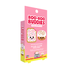 Load image into Gallery viewer, Kids Bandages | Frosted Tart + Cinnamon Roll (24 Count, Latex-Free)