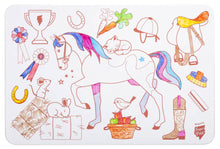 Load image into Gallery viewer, Mini Playmat | PONY CLUB (reusable silicone + dry-erase)