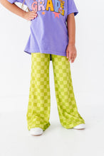 Load image into Gallery viewer, Green Apple Check | WIDE LEG PANTS