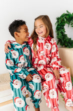 Load image into Gallery viewer, RED Santa Stripes | MINKY One-Piece Zip