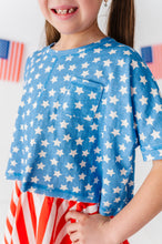Load image into Gallery viewer, BLUE Stars | BOXY CROP