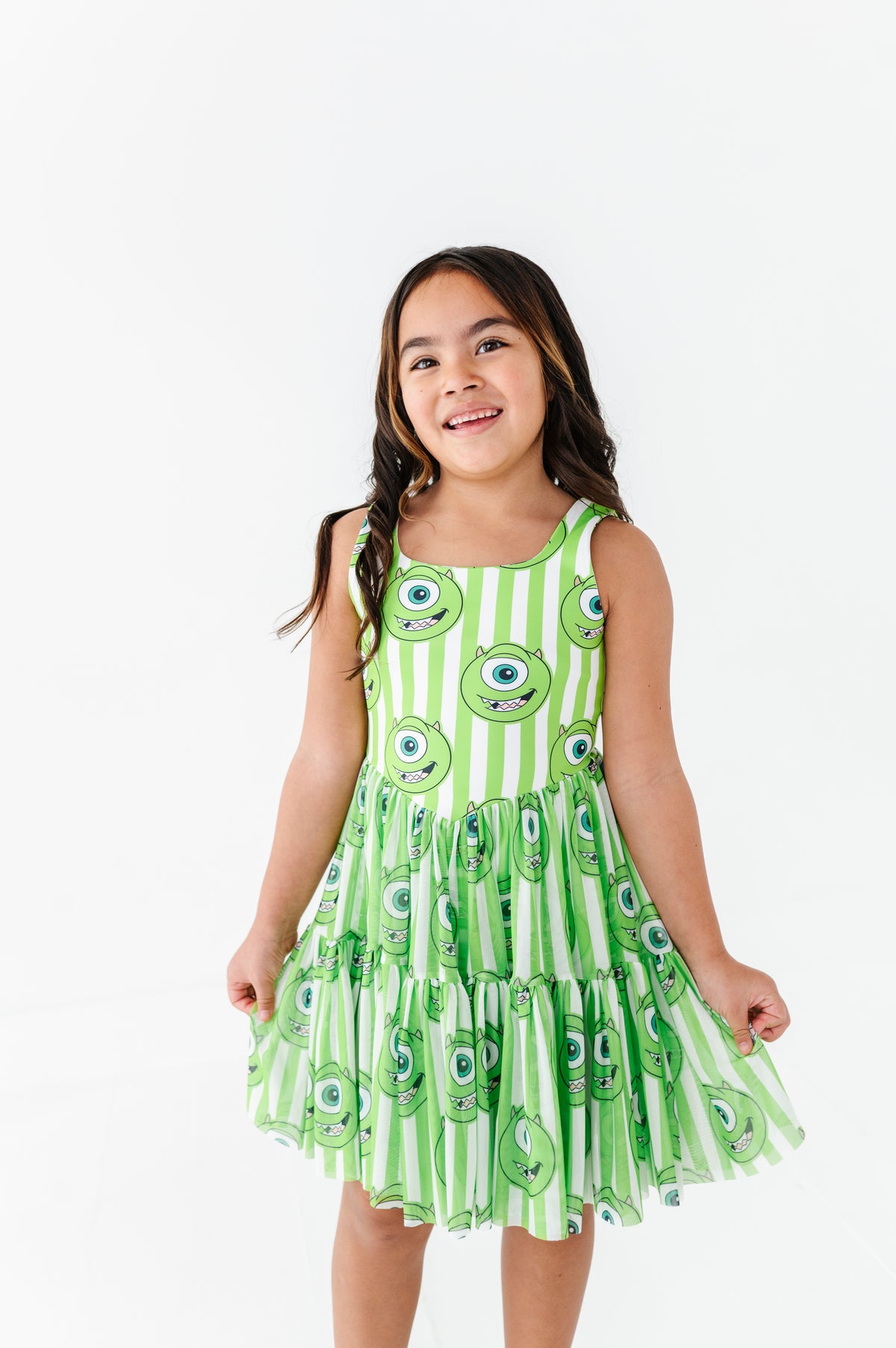 MONSTER MIKE Stripe (KIDS) | Mesh DRESS