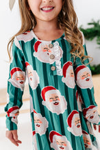 Load image into Gallery viewer, GREEN Santa Stripes | DRESS (with shorts!)