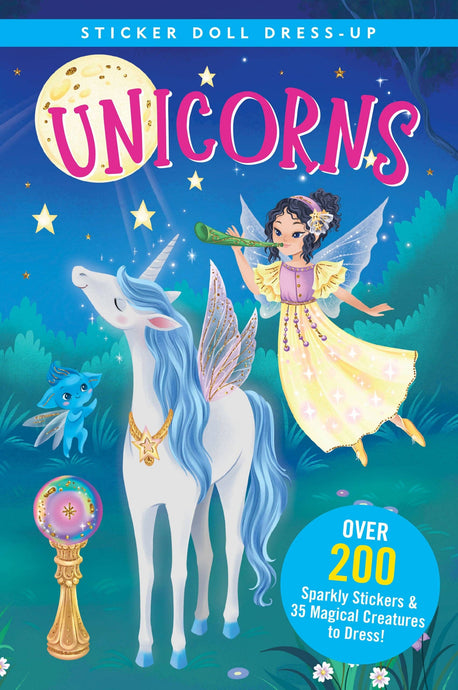 Sticker Doll Dress-Up Book: Unicorns