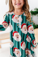 Load image into Gallery viewer, GREEN Santa Stripes | DRESS (with shorts!)