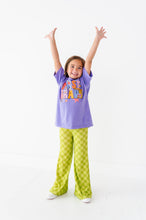 Load image into Gallery viewer, Green Apple Check | WIDE LEG PANTS