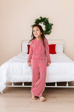 Load image into Gallery viewer, Red Stripes | GIRLS WIDE-LEG SET