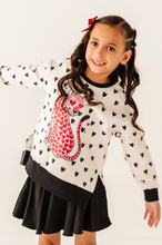 Load image into Gallery viewer, Leopard Hearts | Side Split Sweatshirt