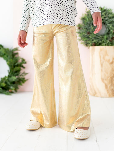 Champagne | Wide Leg Pants