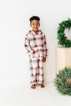 Holiday Plaid | MINKY One-Piece Zip