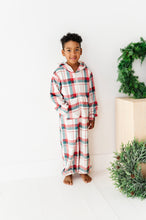 Load image into Gallery viewer, Holiday Plaid | MINKY One-Piece Zip