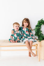 Load image into Gallery viewer, GREEN Santa Stripes | DRESS (with shorts!)