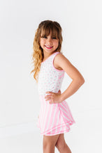 Load image into Gallery viewer, Pink Petite Floral | Retro Tank SET