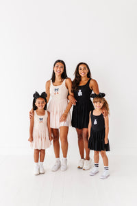 Pumpkin Bow TAN | (ADULT) Mesh DRESS