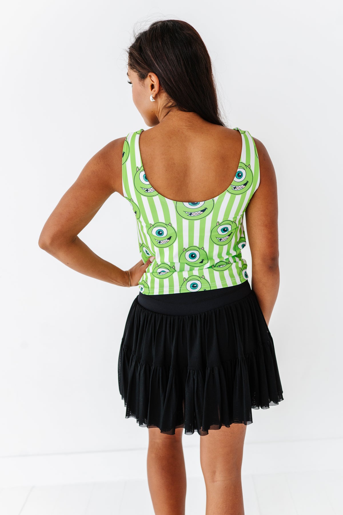 MONSTER MIKE Stripe (ADULT) | FRONT-TIE TANK