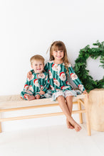 Load image into Gallery viewer, GREEN Santa Stripes | DRESS (with shorts!)