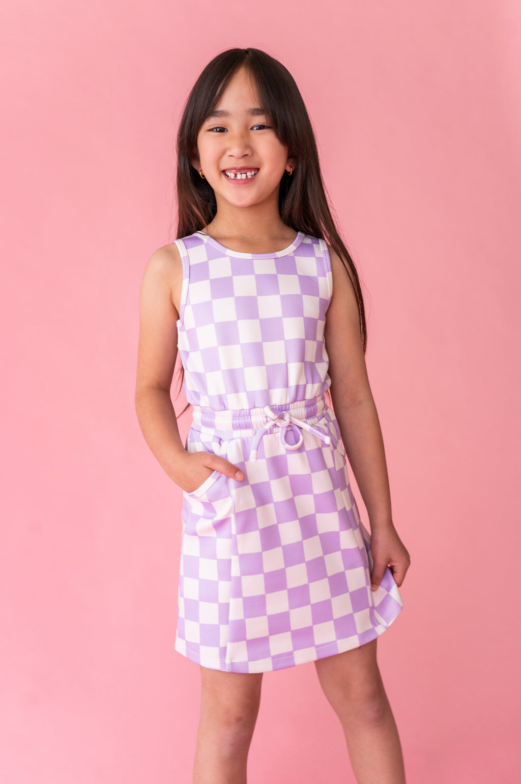 Checker Charm | Tennis Dress (with shorts!)