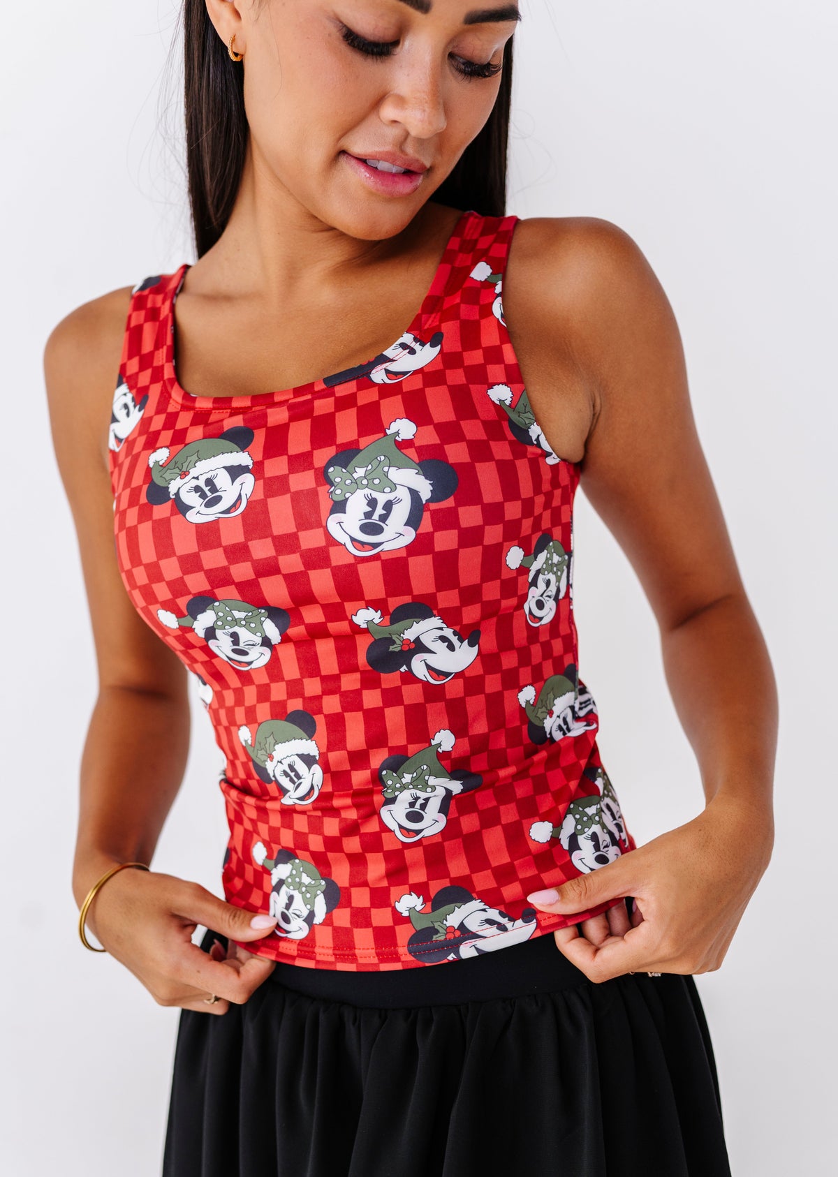 Minnie's Holly Check | ADULT Tank
