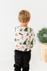 Retro Grinch | Bamboo Long Sleeve Shirt