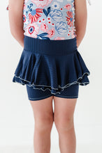 Load image into Gallery viewer, NAVY RIBBED | Skort