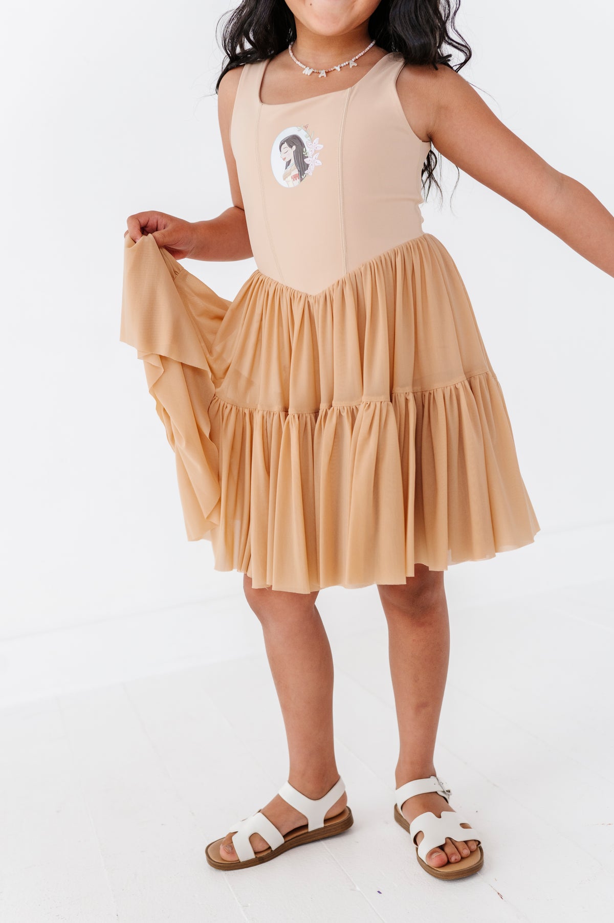 Pocahontas (KIDS) | Sand Mesh DRESS