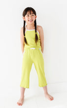 Load image into Gallery viewer, Lime Wedge | Tank + Wide Leg RIB Set