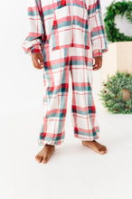 Load image into Gallery viewer, Holiday Plaid | MINKY One-Piece Zip