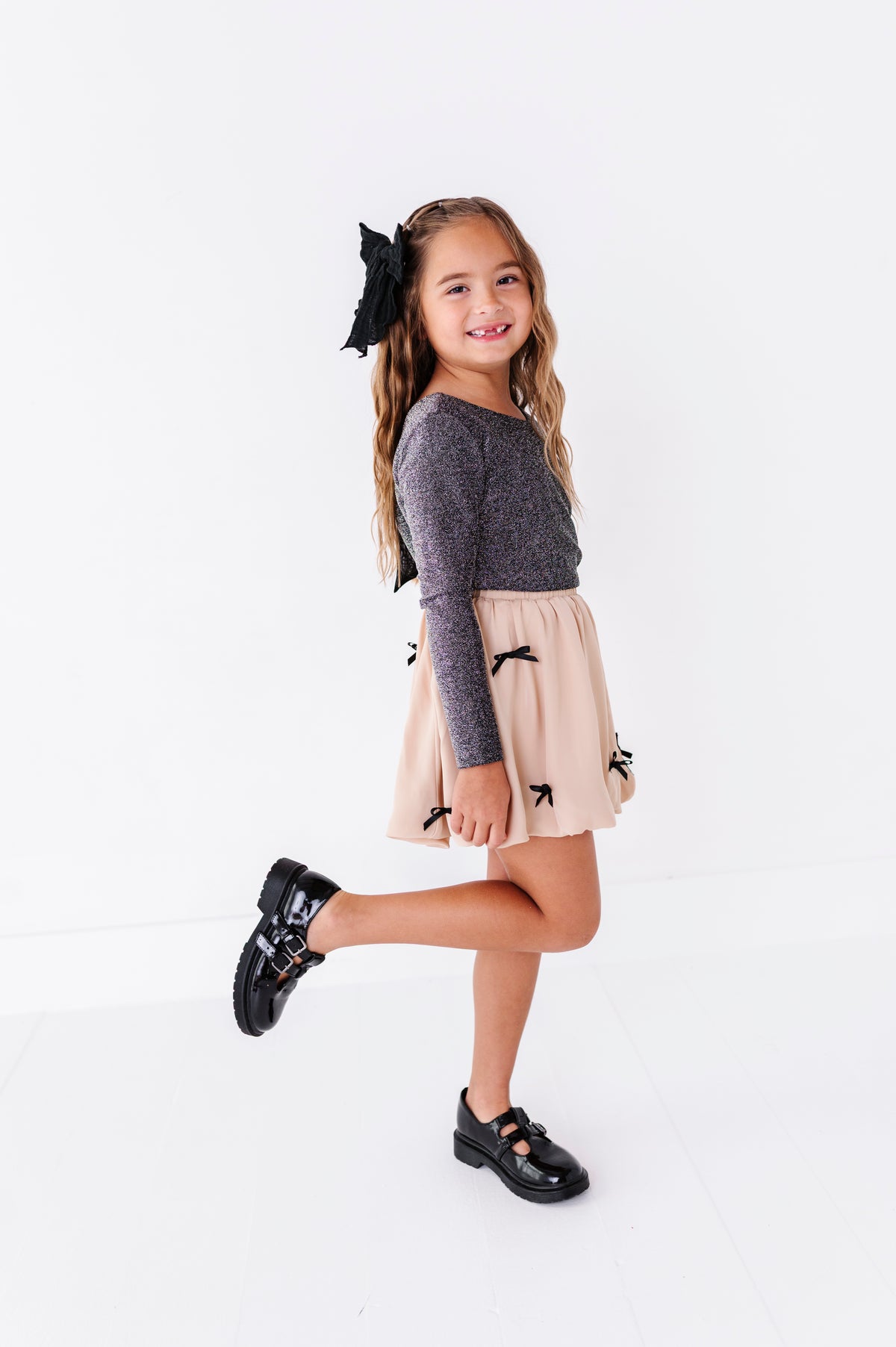 Vanilla | Bow Bubble Skort
