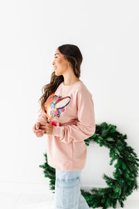 BLUSH DEER | Adult Light Sweatshirt