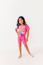 Load image into Gallery viewer, Bubblegum | RIBBED BIKER SHORTS