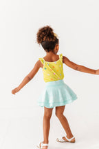 Lemon-Lime Floral | Ribbed Tank