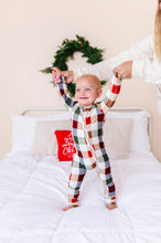 Load image into Gallery viewer, HOLIDAY PLAID | Zip-Up Romper