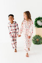 Holiday Plaid | MINKY One-Piece Zip