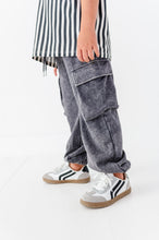 Load image into Gallery viewer, Peace-Out Ghost | Stripes Boxy Tee