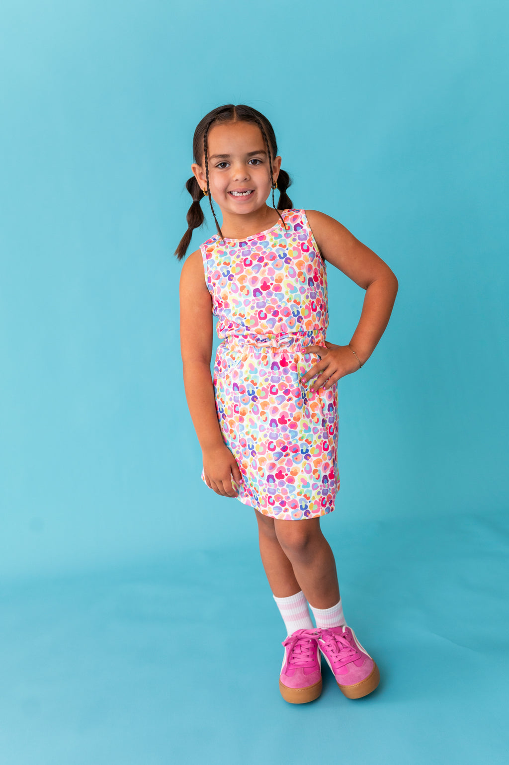 Sugarwave Leopard | Tennis Dress (with shorts!)