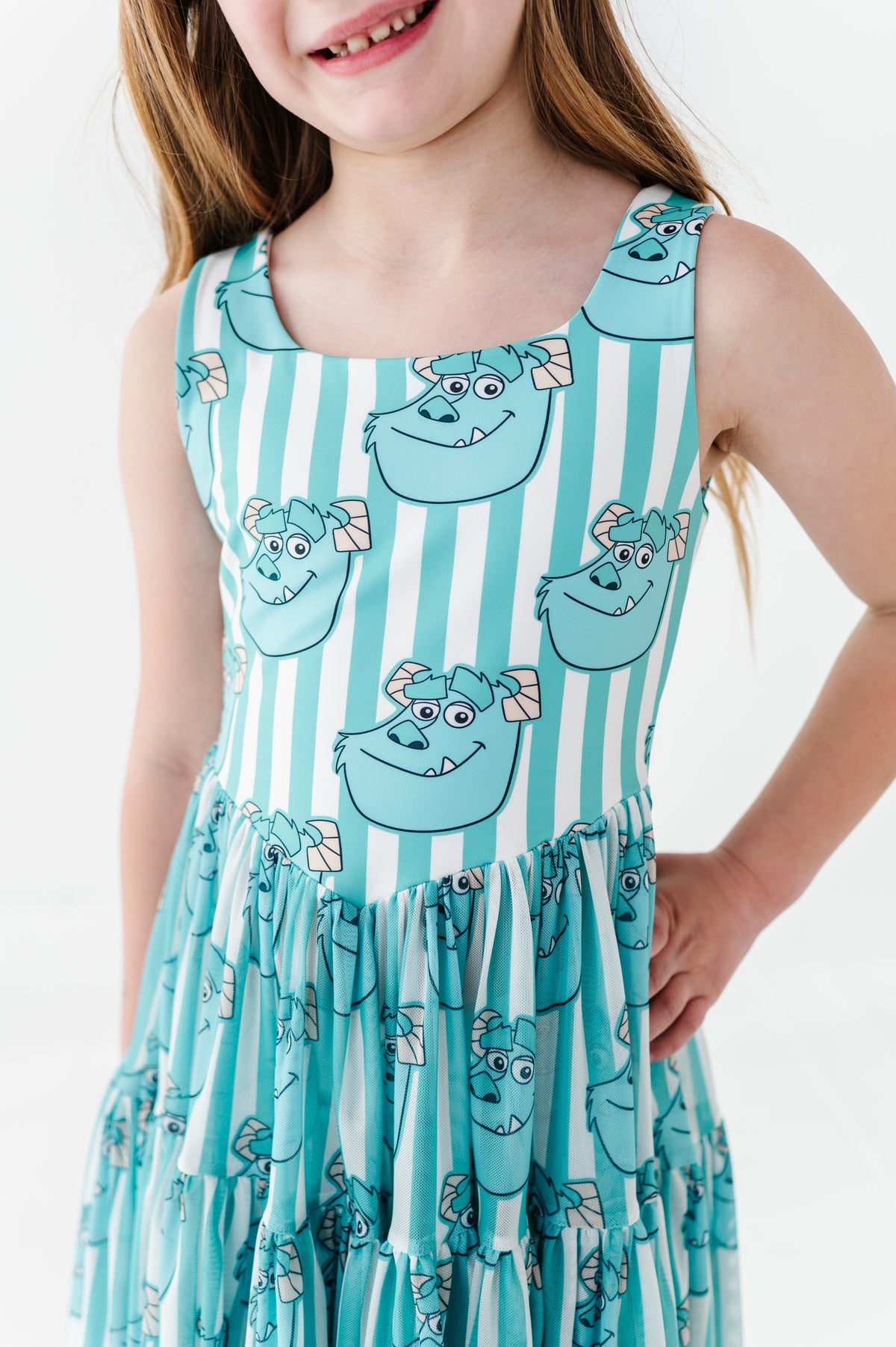 SULLEY Stripe (KIDS) | Mesh DRESS