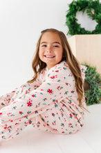 Load image into Gallery viewer, Holly Floral | MINKY One-Piece Zip