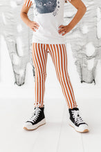 Load image into Gallery viewer, Rust Striped | (SLIM) LEGGING