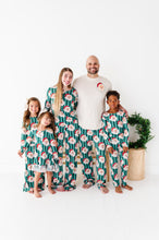 Load image into Gallery viewer, GREEN Santa Stripes | GIRLS 2-Piece SET