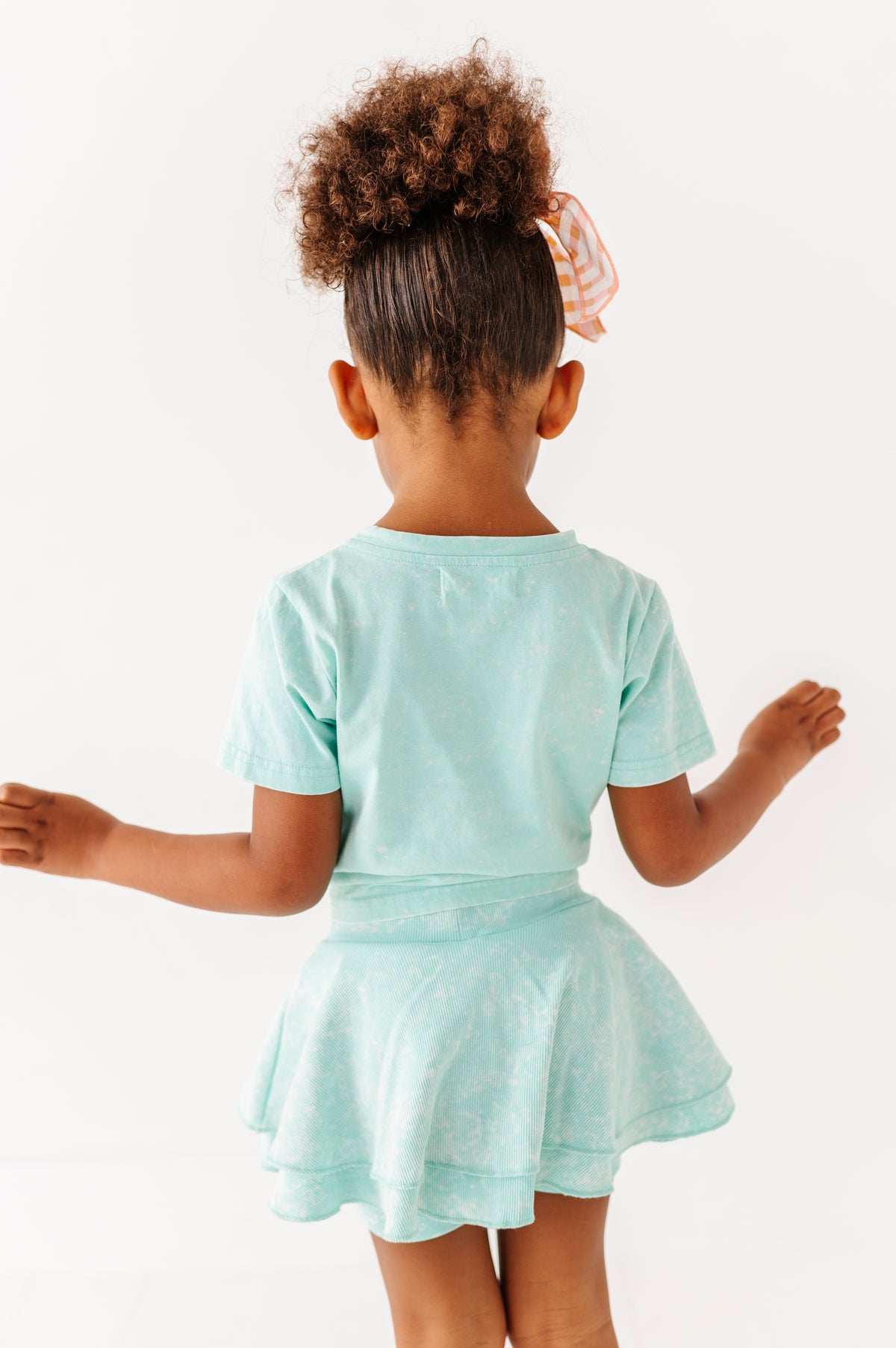 Hedgehog | Mint Vintage Front-Tie Tee